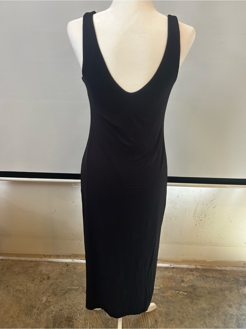Z Supply Black Sleeveless V-Neck Maxi Dress - Picture 2 of 3